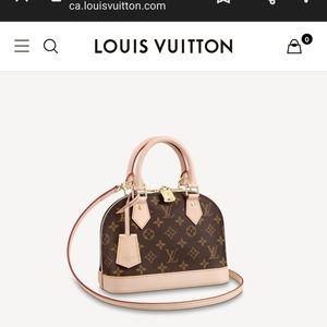 Louis vuitton Alma BB in monogram